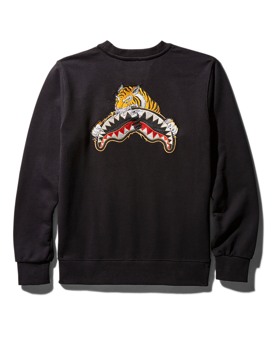 Sprayground YOUTH TIGER BLACK CREW
