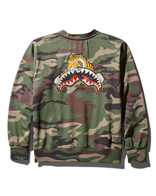 Sprayground YOUTH TIGER CAMO SWEATER