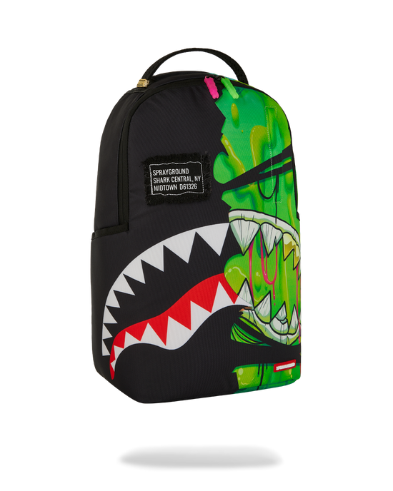 Sprayground ZOMBIE OOZE SHARK CENTRAL BACKPACK