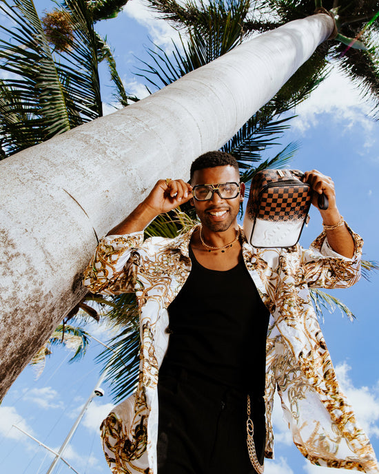 Sprayground SPRAYSHARKS WORLDWIDE BRICKSIDE TOILETRY BAG