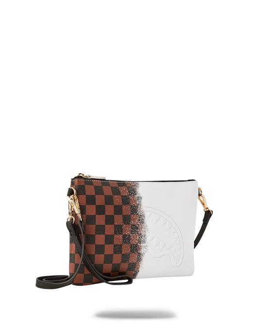 Sprayground SPRAYSHARKS WORLDWIDE CROSSOVER CLUTCH W/ SHOULDER STRAP