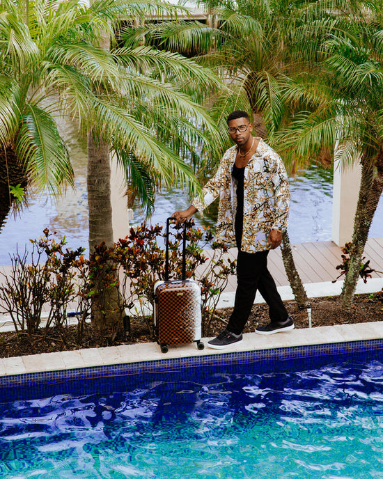 Sprayground SPRAYSHARKS WORLDWIDE SHARKITECTURE CARRY-ON LUGGAGE