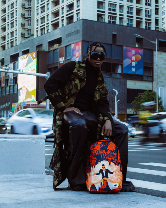 Sprayground STAN LEE COLLAB BACKPACK - IF YOU CAN'T FIND A HERO BE ONE