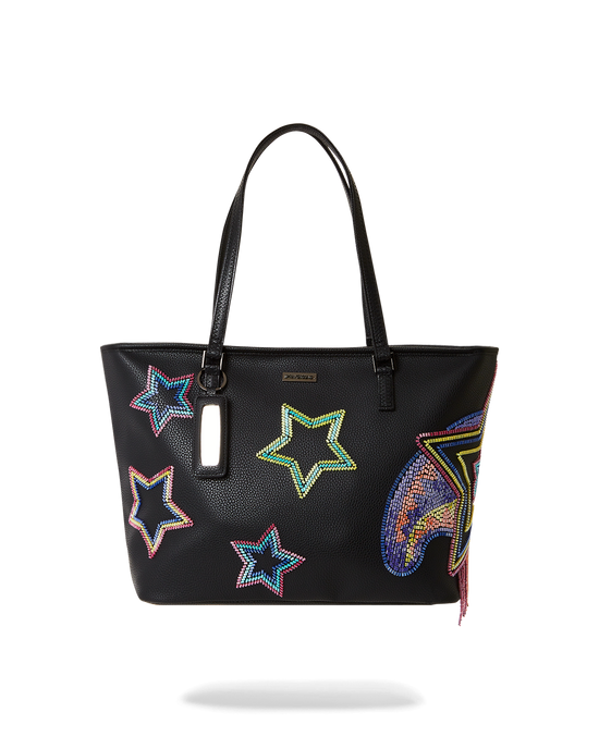 sprayground STAR RACER A.I.7 SANDFLOWER COLLAB BEADED TOTE
