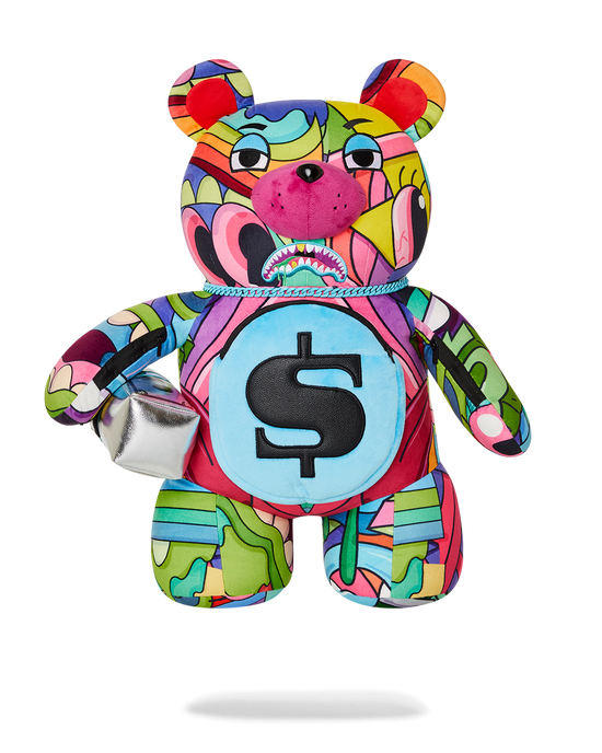 sprayground STEADY TRIPPIN MONEYBEAR TEDDYBEAR BACKPACK