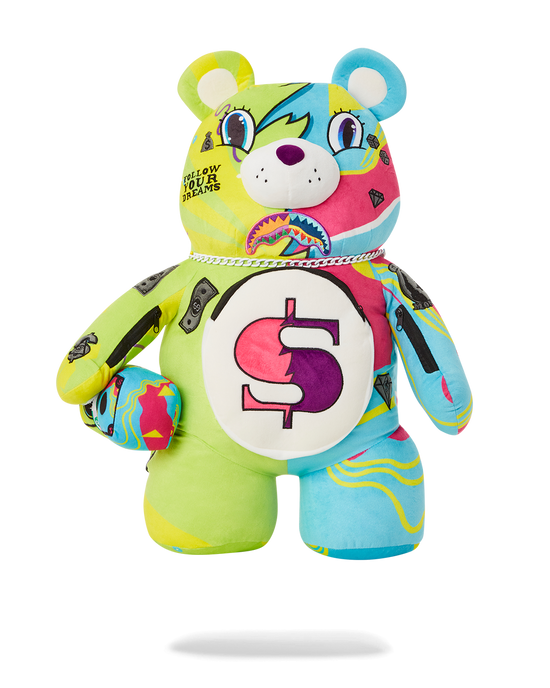 sprayground SUPER WEIRD MONEYBEAR TEDDYBEAR BACKPACK