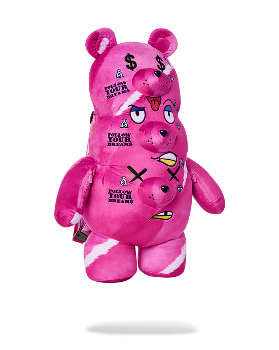 Sprayground THE 3 HEADED BEAR PLUSH TEDDYBEAR BACKPACK