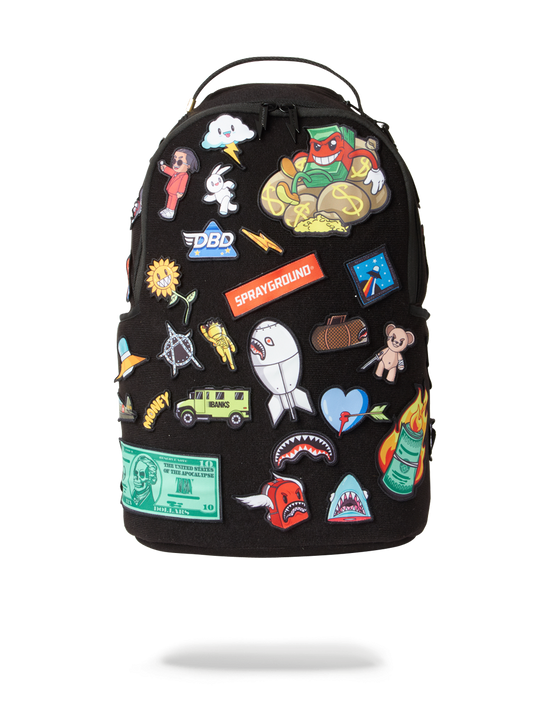Sprayground THE 32 REMOVABLE PATCHES VELCRO BACKPACK