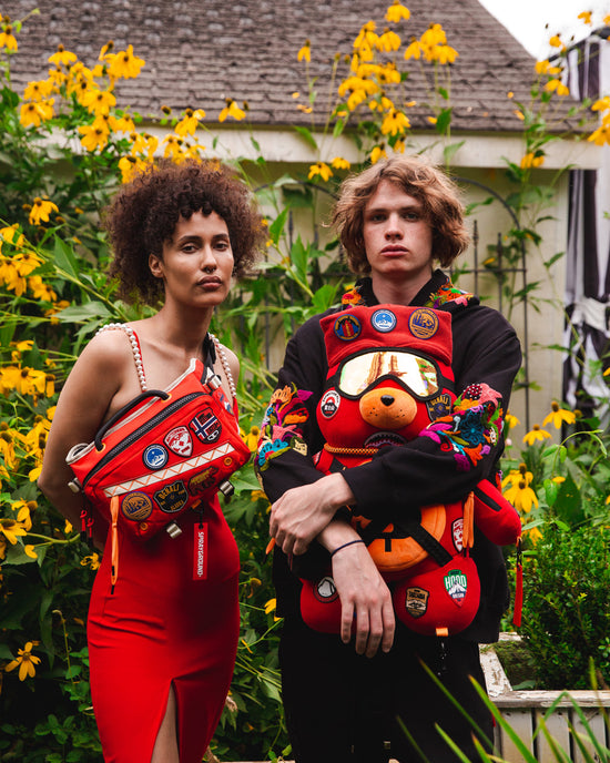 Sprayground THE GLOBAL EXPEDITION MONEYBEAR TEDDYBEAR BACKPACK