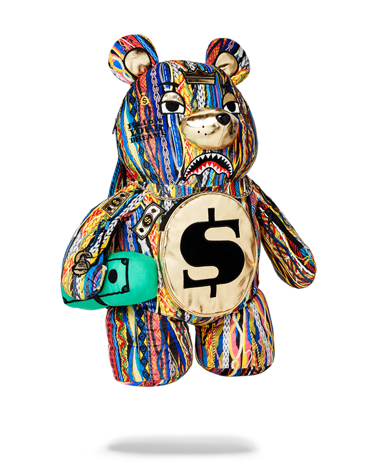 Sprayground THE GOLDEN AGE MONEYBEAR TEDDYBEAR BACKPACK