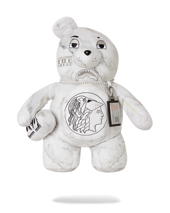 sprayground THE MET ALEXANDER THE GREAT MACEDONIAN TEDDYBEAR BACKPACK