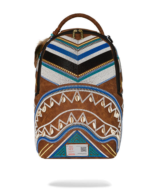 sprayground THE MET KUBA KINGDOM HEADDRESS BACKPACK