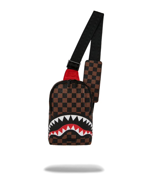 sprayground THE PRIVATE JET SHARK CLUB BACKPACK SLING
