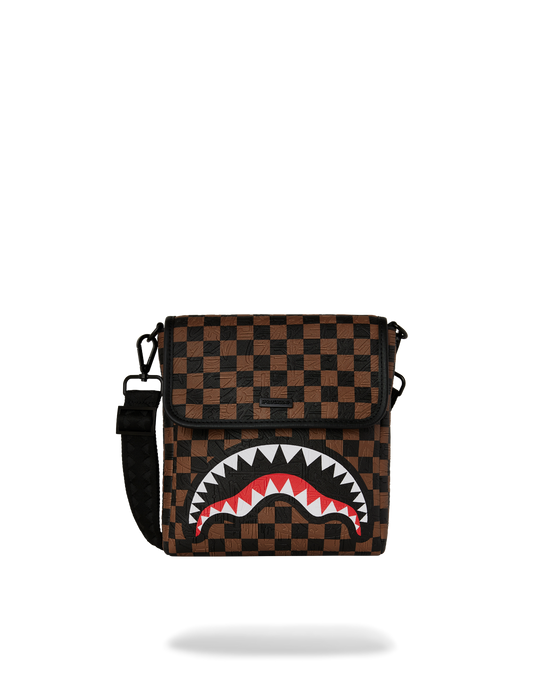 sprayground THE PRIVATE JET SHARK CLUB MESSENGER SLING
