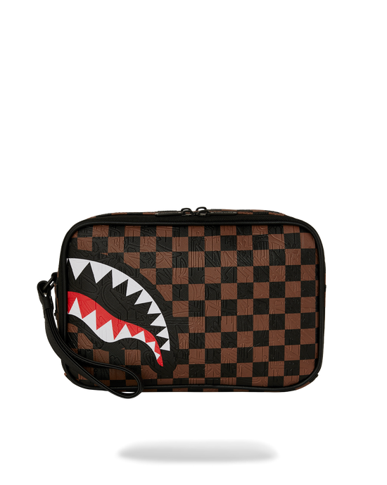 sprayground THE PRIVATE JET SHARK CLUB TOILETRY BRICK