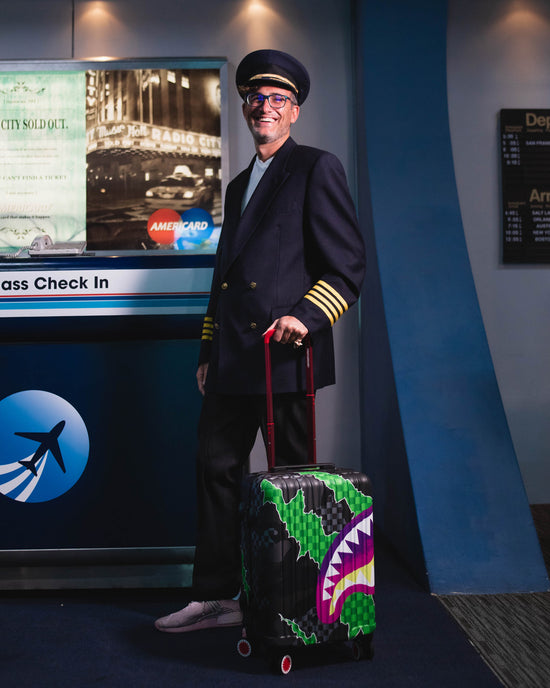 Sprayground THE WILD ONE SHARKNAUTICS HARDSHELL CARRY-ON LUGGAGE