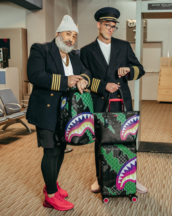 Sprayground THE WILD ONE SHARKNAUTICS HARDSHELL CARRY-ON LUGGAGE