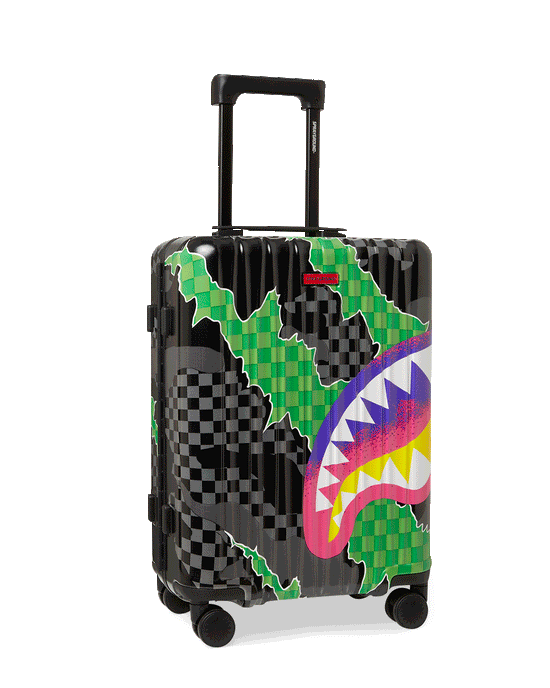 sprayground THE WILD ONE SHARKNAUTICS HARDSHELL CARRY-ON LUGGAGE