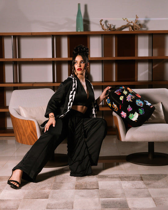 Sprayground TRANCE PARTY PATCHES BACKPACK (23 VELCRO REMOVABLE PATCHES)