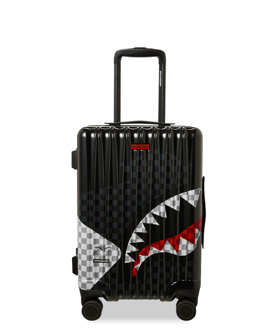 sprayground TRIPLE DECKER HEIR TO THE THRONE HARDSHELL CARRY-ON LUGGAGE