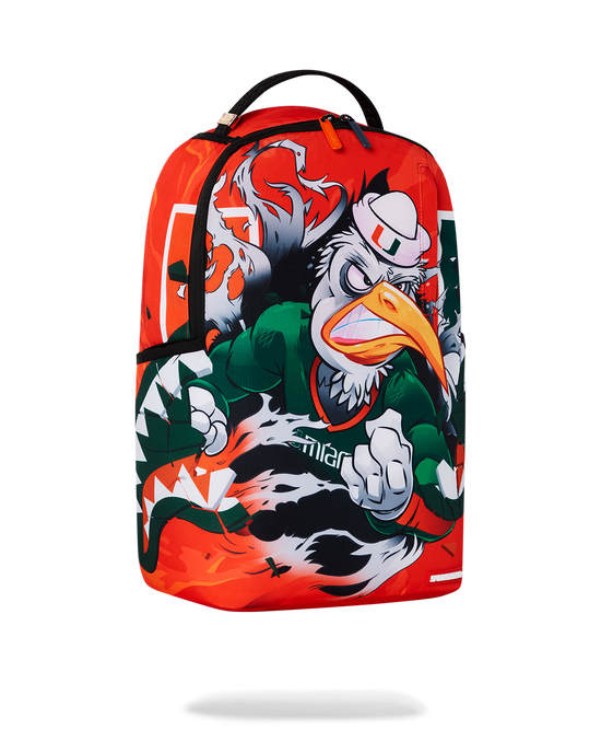 Sprayground UNIVERSITY OF MIAMI CLAP BACK DLXSR BACKPACK