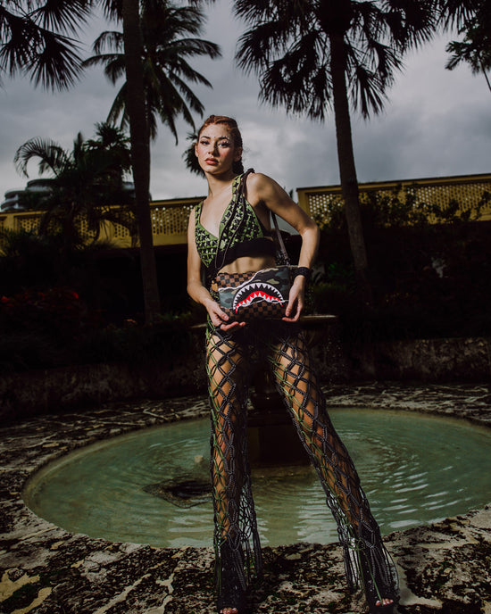 Sprayground UNSTOPPABLE ENDEAVORS III CROSSOVER CLUTCH