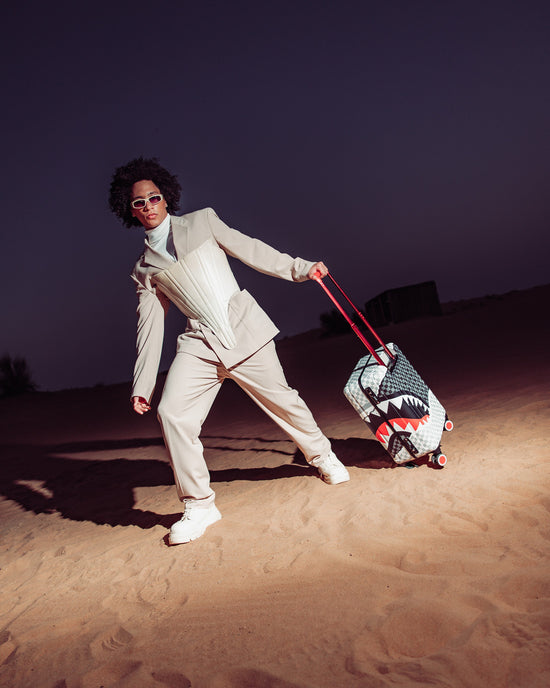 Sprayground UNSTOPPABLE ENDEAVORS SHARKNAUTICS HARDSHELL CARRY-ON LUGGAGE