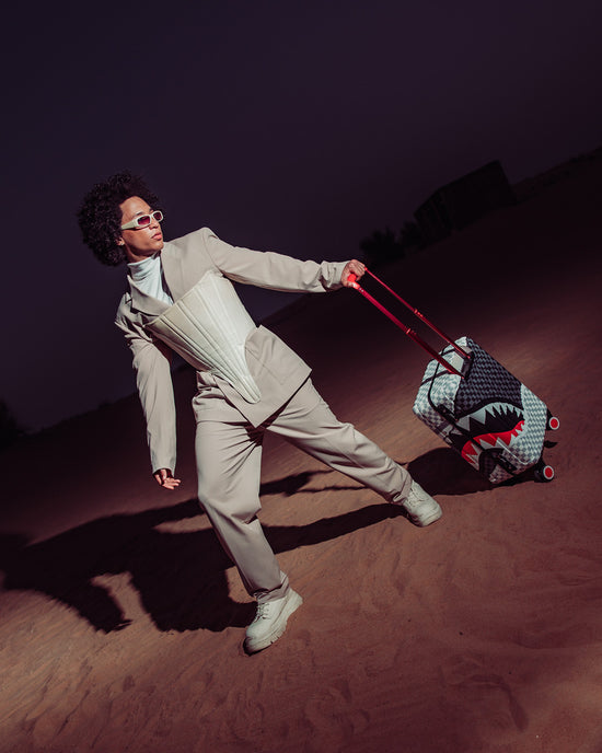 Sprayground UNSTOPPABLE ENDEAVORS SHARKNAUTICS HARDSHELL CARRY-ON LUGGAGE