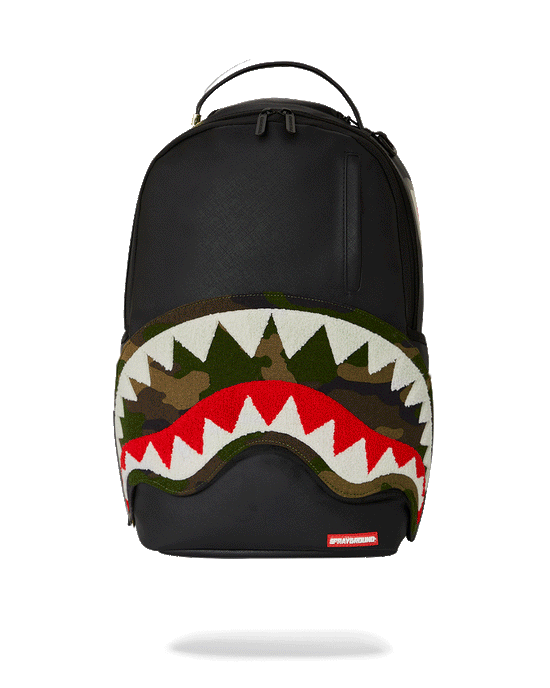 sprayground VELCRO SHARK - 3 INTERCHANGEABLE SHARKS BACKPACK (DLXV)