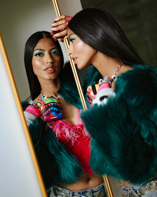 Sprayground VIVID LIVID AND SPLIVID BACKPACK KEYCHAIN