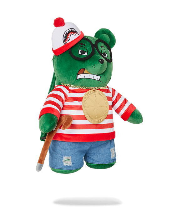 Sprayground WHERES WALDO MONEYBEAR TEDDYBEAR BACKPACK