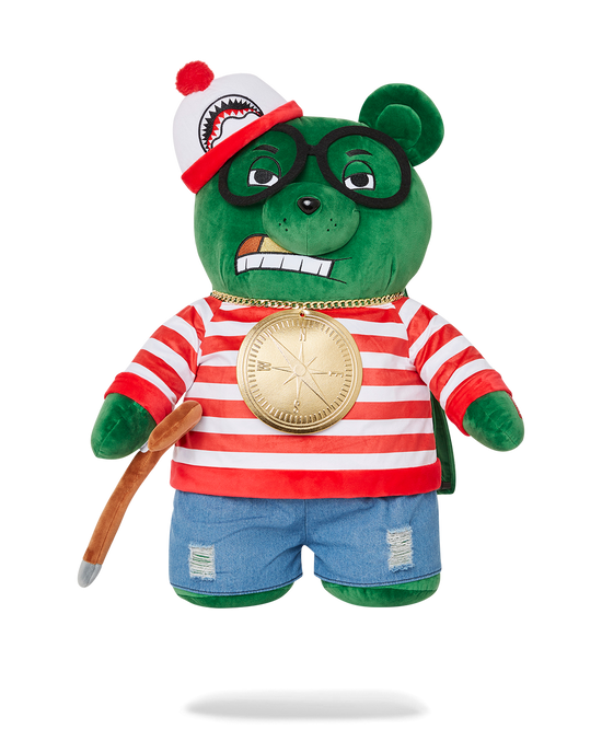 sprayground WHERES WALDO MONEYBEAR TEDDYBEAR BACKPACK