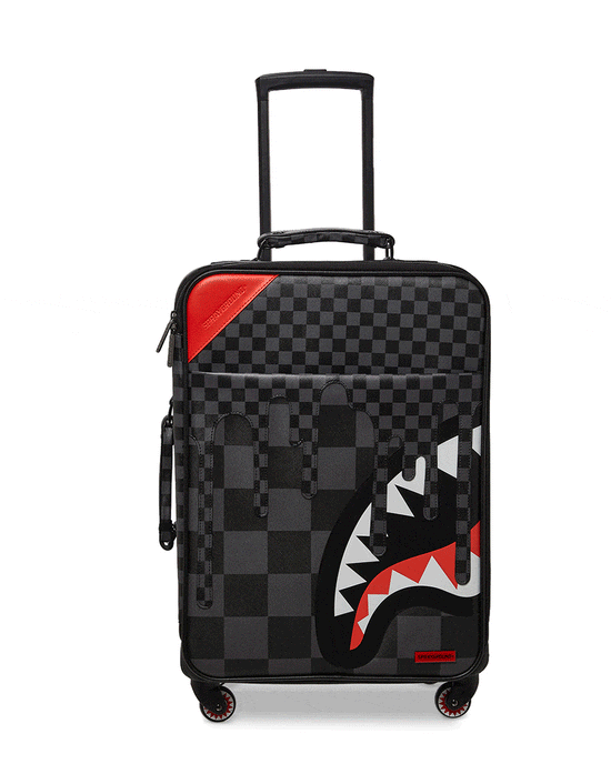 Sprayground XTC GREY SHARKS IN PARIS JETSETTER CARRY-ON LUGGAGE