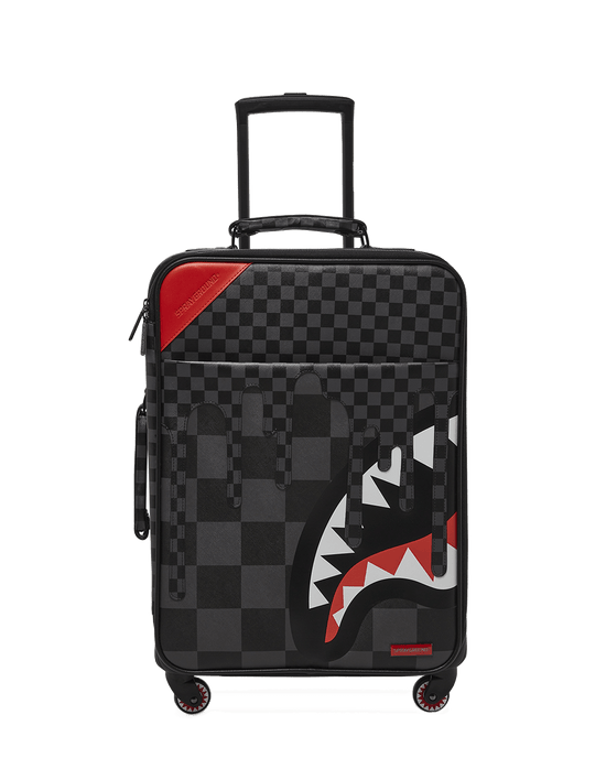 sprayground XTC GREY SHARKS IN PARIS JETSETTER CARRY-ON LUGGAGE