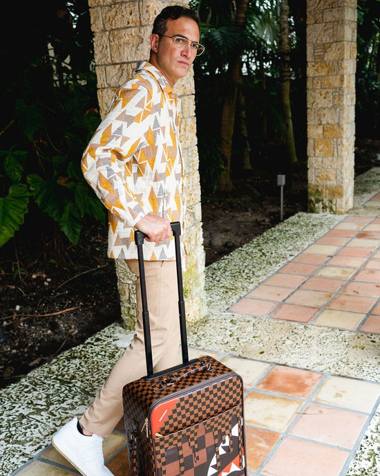 Sprayground XTC SHARKS IN PARIS JETSETTER CARRY-ON LUGGAGE