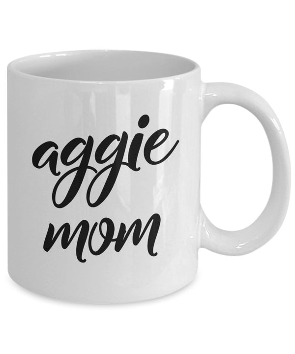 Spreadpassion Aggie Mom Mug - Funny Tea Hot Cocoa Coffee Cup - Novelty Birthday Gift Idea White Variant Sold Out Or Unavailable