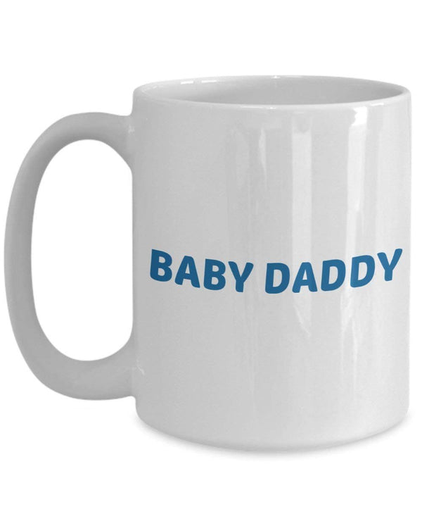 Spreadpassion Baby Daddy Kaffee Tasse – Funny Tee Hot Cocoa Kaffeetasse – Neuheit Geburtstag Weihnachten Jahrestag Gag Geschenke Idee Weiß Variant Sold Out Or Unavailable