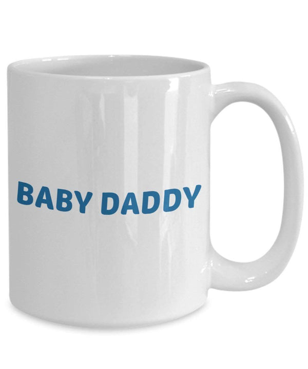 Spreadpassion Baby Daddy Kaffee Tasse – Funny Tee Hot Cocoa Kaffeetasse – Neuheit Geburtstag Weihnachten Jahrestag Gag Geschenke Idee Weiß Variant Sold Out Or Unavailable