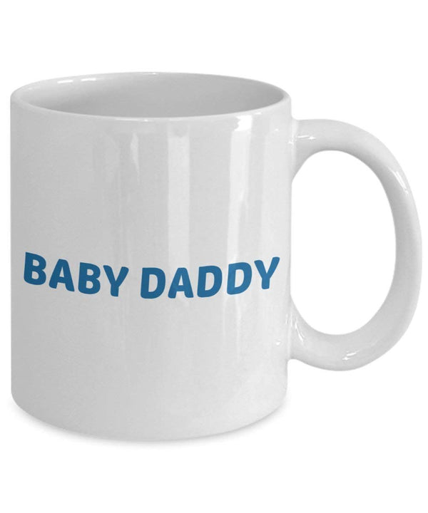 Spreadpassion Baby Daddy Kaffee Tasse – Funny Tee Hot Cocoa Kaffeetasse – Neuheit Geburtstag Weihnachten Jahrestag Gag Geschenke Idee Weiß Variant Sold Out Or Unavailable