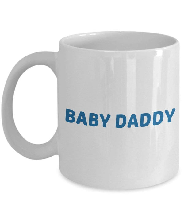 spreadpassion Baby Daddy Kaffee Tasse – Funny Tee Hot Cocoa Kaffeetasse – Neuheit Geburtstag Weihnachten Jahrestag Gag Geschenke Idee Weiß Variant sold out or unavailable