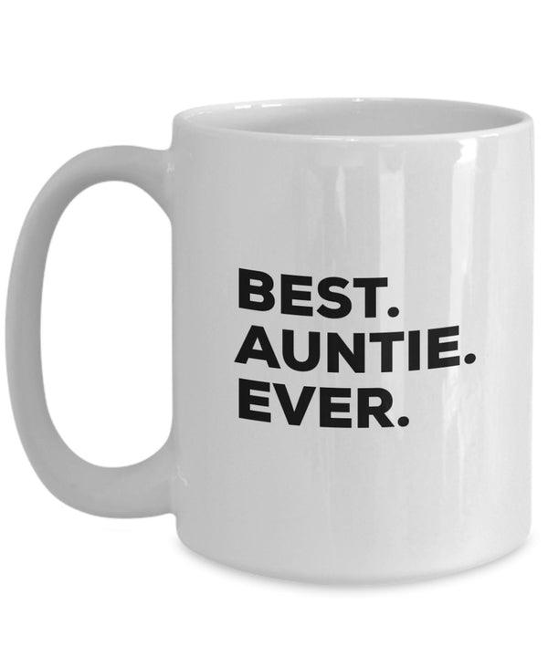 Spreadpassion Best Auntie Ever Mug Coffee Cup - 1 You're Going To Be An Auntie - Funny Gag Gift - For A Novelty Present Idea - Add To Gift Bag Basket Box Set - Bir White Variant Sold Out Or Unavailable