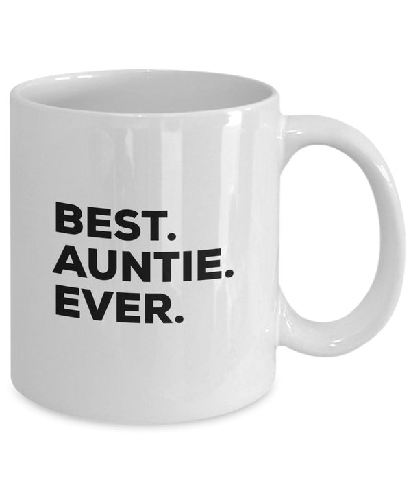Spreadpassion Best Auntie Ever Mug Coffee Cup - 1 You're Going To Be An Auntie - Funny Gag Gift - For A Novelty Present Idea - Add To Gift Bag Basket Box Set - Bir White Variant Sold Out Or Unavailable