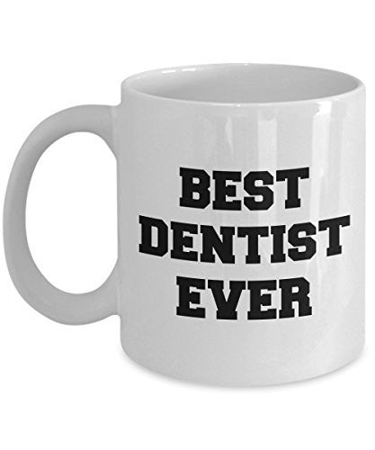 spreadpassion Best Dentist Ever - Gifts For Dentist - Dentist Coffee Mug - Unique Ceramic Gifts Idea