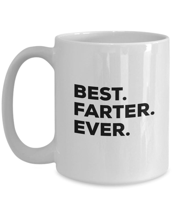 Spreadpassion Best Farter Ever Mug - Coffee Cup - Happy Grand Novelty Gift Idea - 11 Or 15 Ounce - Dad Daddy Father - Funny Gag Gift - For A Novelty Present Idea - White Variant Sold Out Or Unavailable