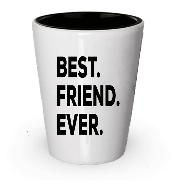 spreadpassion Best Friends Shot Glass - Best Friend Ever - Best Friend Ever Gift - Put In Bag Basket Box Set - For Women Men Friends Mom Girls Cousins Godmother - Funny Cute Gifts - Long Distance (1)