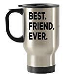 spreadpassion Best Friends Travel Mug - Best Friend Ever Travel Insulated Tumblers Mug - Best Friend Ever Gift - Put in Bag Basket Box Set - for Women Men Friends Mom Girls Cousins Godmother - Funny Cute Gifts