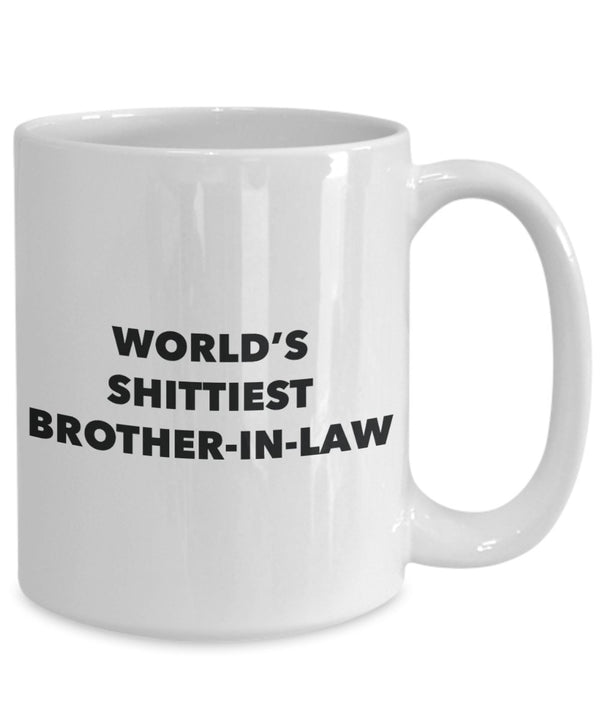 Spreadpassion Brother-in-law Mug - Coffee Cup - World's Shittiest Brother-in-law - Brother-in-law Gifts - Funny Novelty Birthday Present Idea White Variant Sold Out Or Unavailable