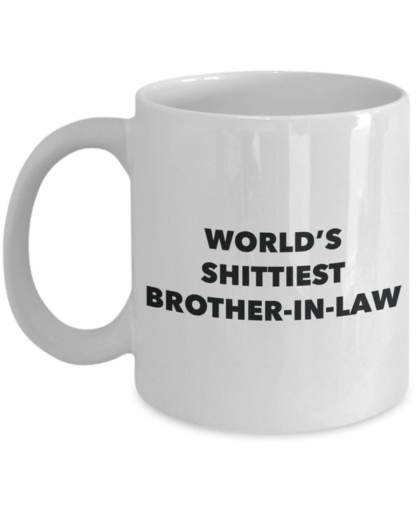 spreadpassion Brother-in-law Mug - Coffee Cup - World's Shittiest Brother-in-law - Brother-in-law Gifts - Funny Novelty Birthday Present Idea White Variant sold out or unavailable