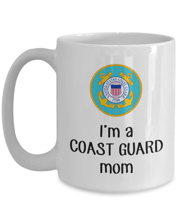 Spreadpassion Coast Guard Mom Mug - Funny Tea Hot Cocoa Coffee Cup - Novelty Birthday Christmas Anniversary Gag Gifts Idea White Variant Sold Out Or Unavailable