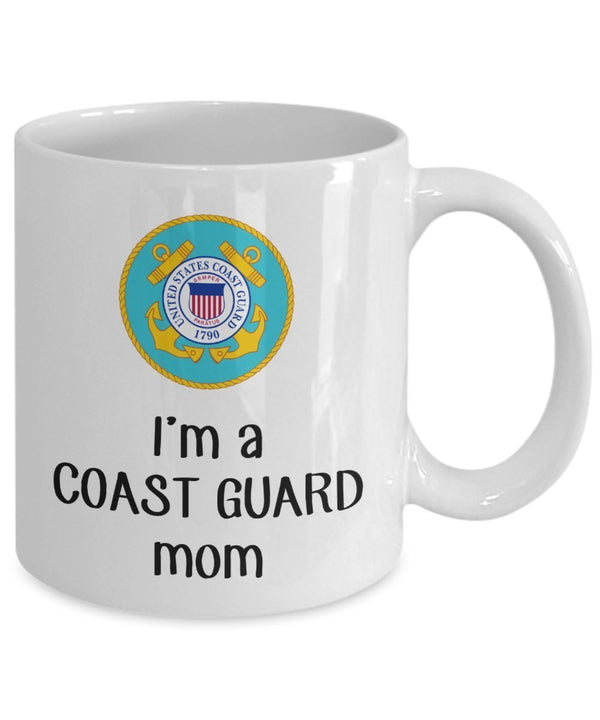 Spreadpassion Coast Guard Mom Mug - Funny Tea Hot Cocoa Coffee Cup - Novelty Birthday Christmas Anniversary Gag Gifts Idea White Variant Sold Out Or Unavailable